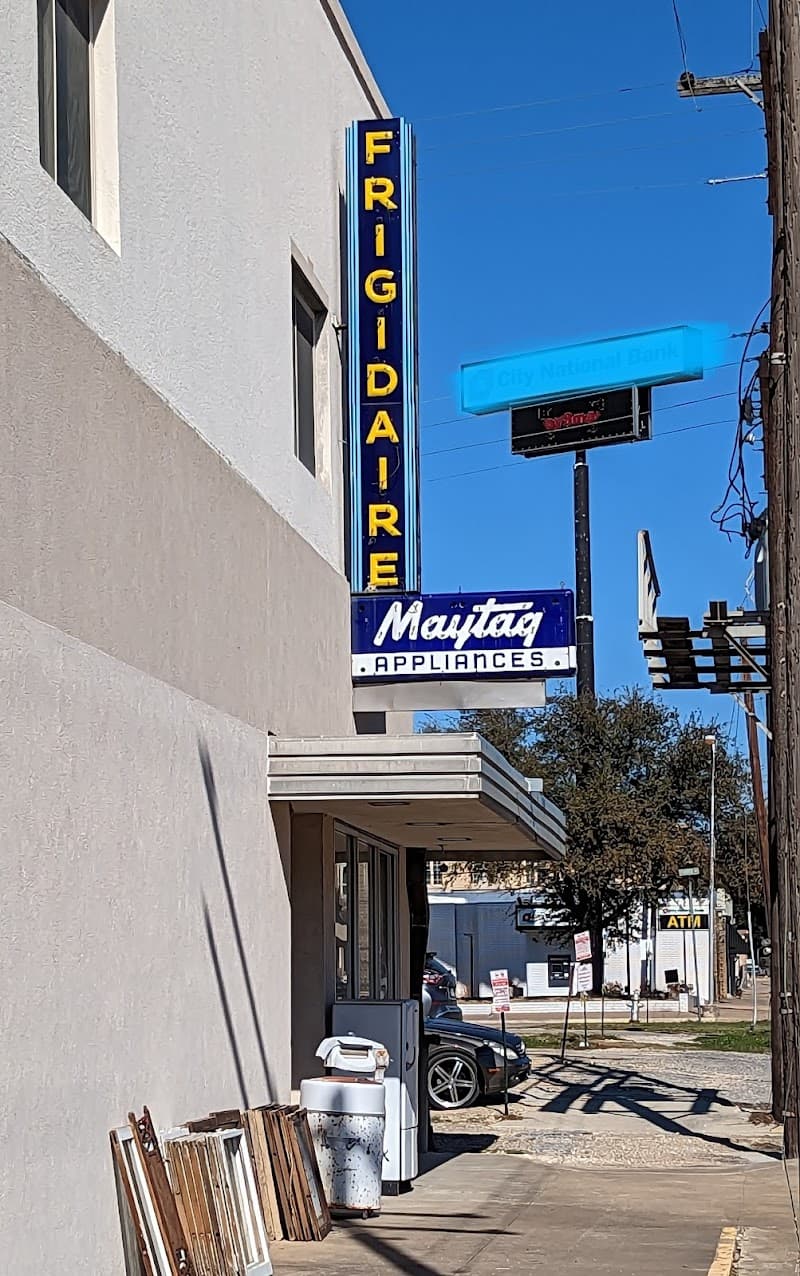 Historic Frigidaire Maytaq Appliance Sign(part of KINCL House of Antiques, LLC)
