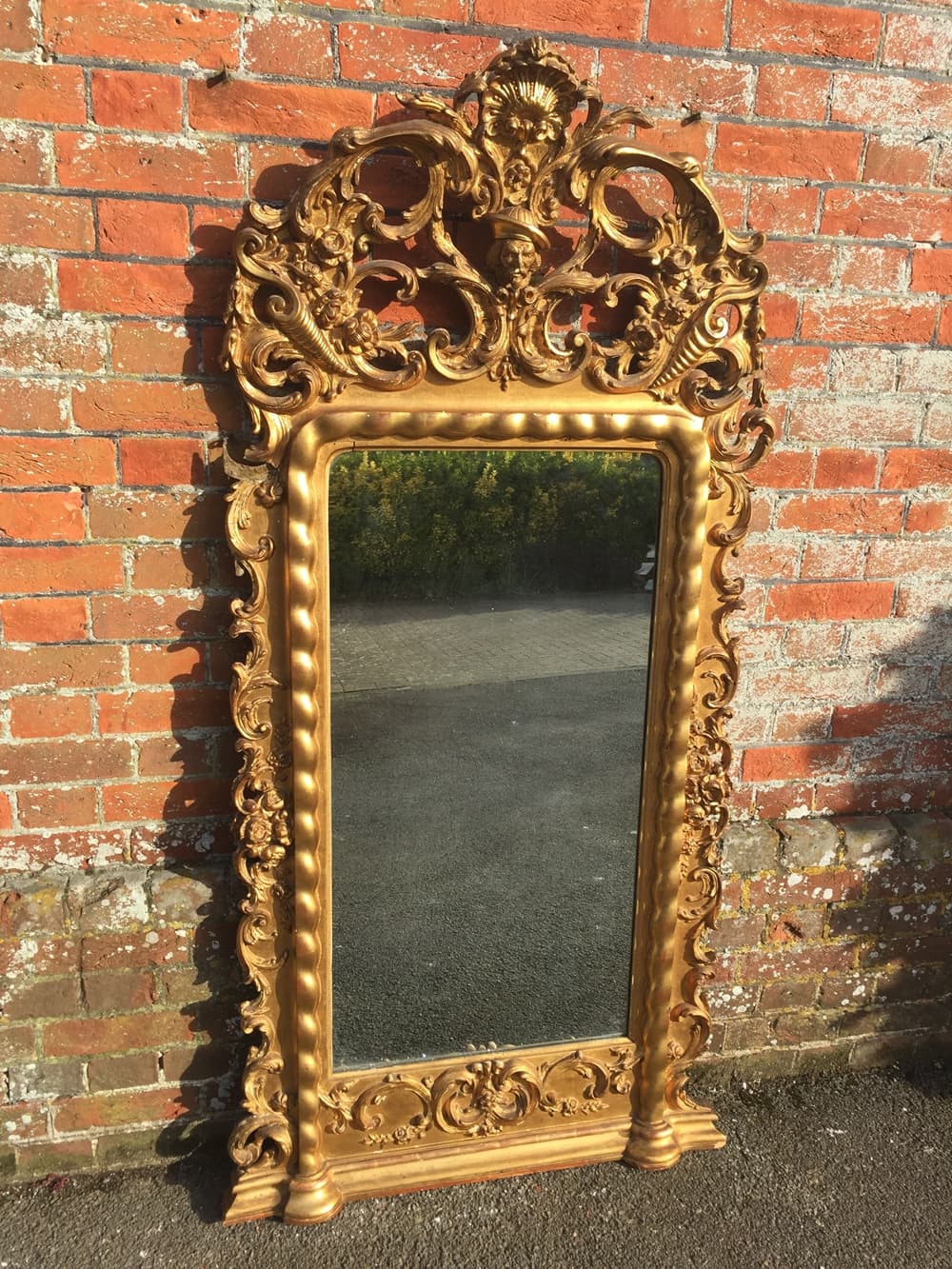 Large Antique Mirror in West Sussex,UK : Cleall Antiques